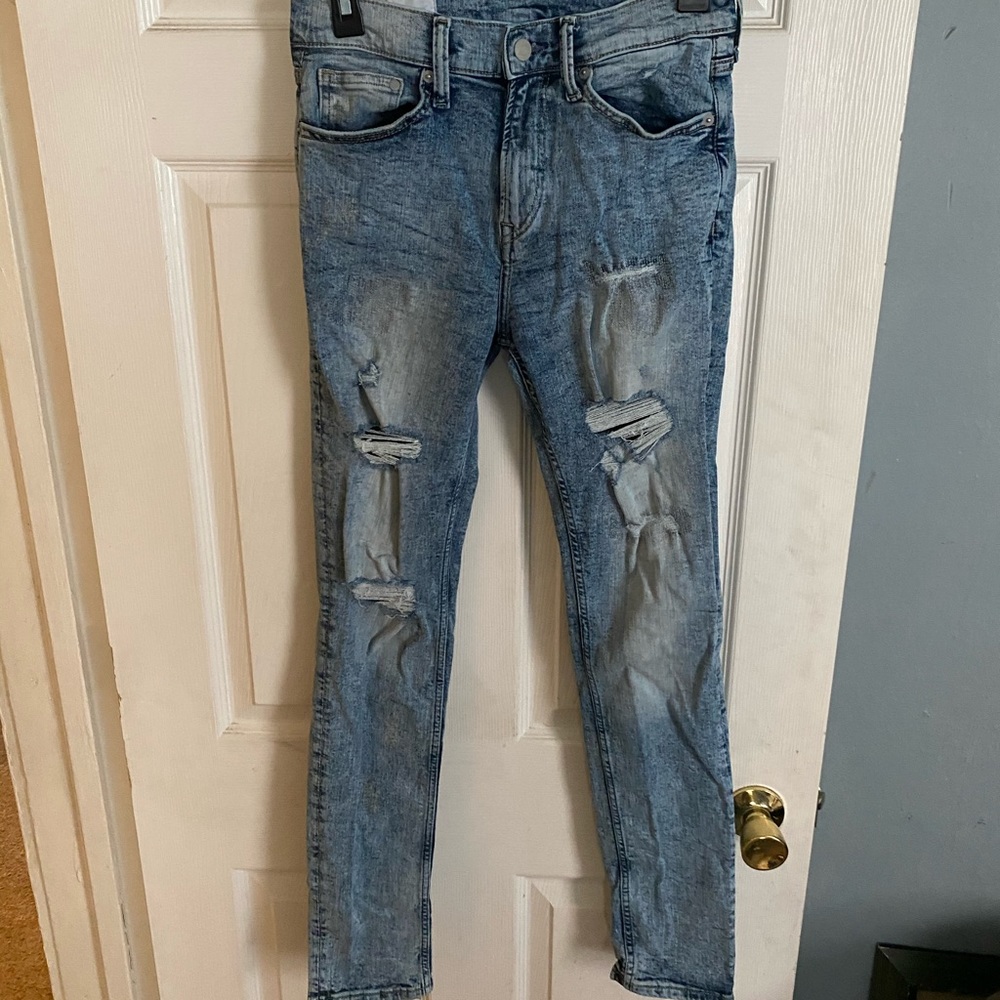 H&M Acid Washed Jeans